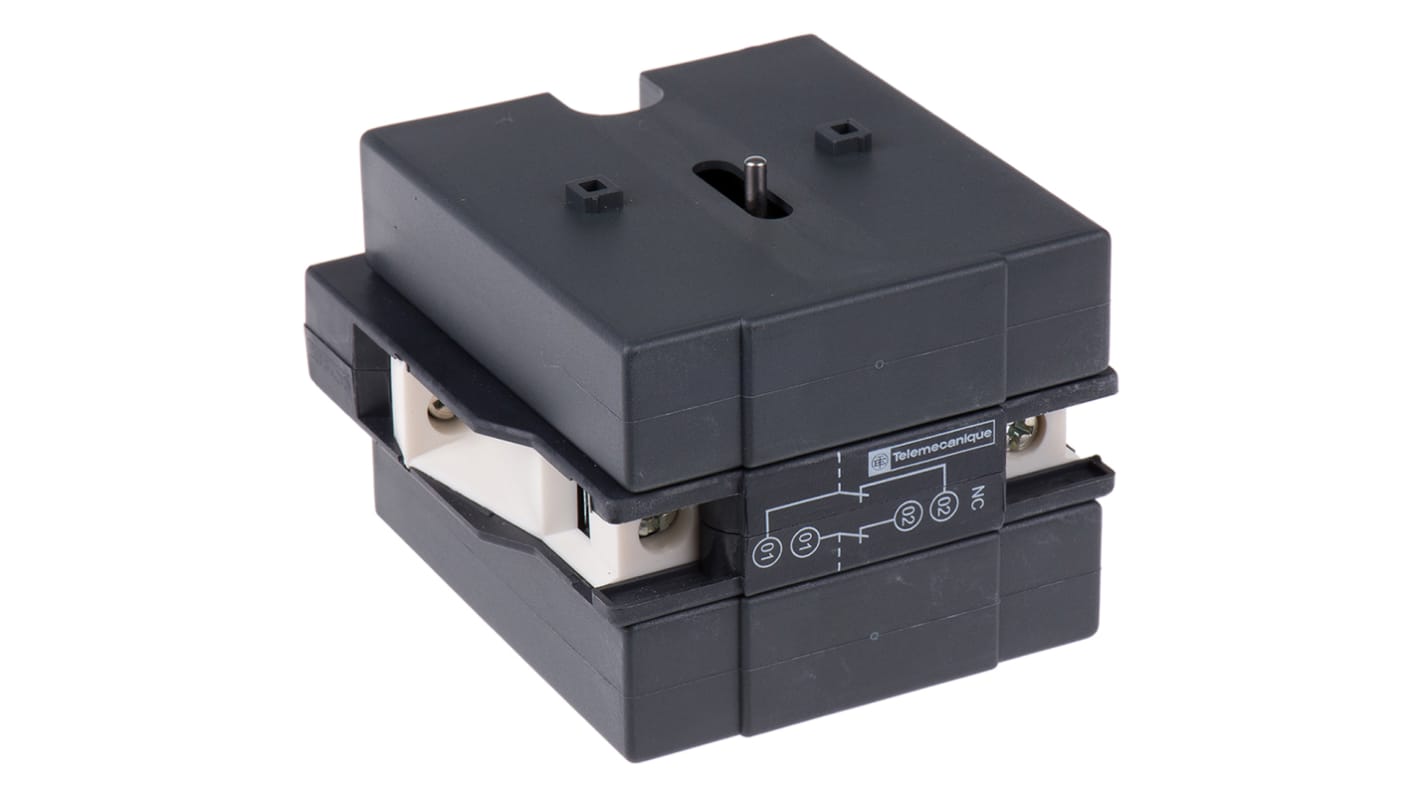 Kit di blocco per 2 contattori TeSys D, Serie LA9D. Interblocco meccanico e connessione elettrica integrata. Ideale per interbloccare contattori TeSys D.