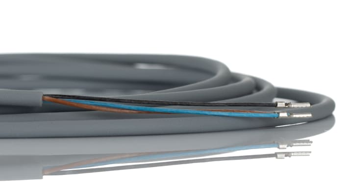 Turck BIM-UNT-AP6X, sensore magnetico PNP con cavo da 2 m, grado di protezione IP67, dimensioni 32x5x6 mm, montaggio a staffa.