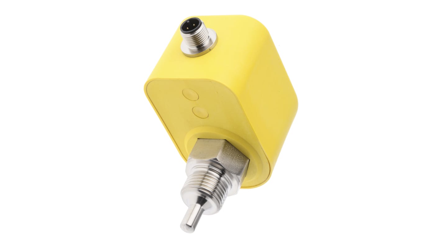 Regolatore di flusso Turck FCS-G1/2A4P-LIX-H1141, sensore di immersione, uscita 4-20 mA, IP65, dimensioni 50 x 78 x 44 mm.
