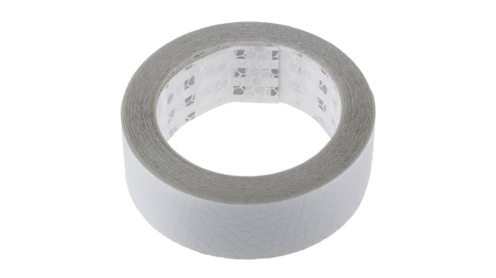 Nastro riflettente Telemecanique Sensors XUZB05, 25 mm di larghezza, compatibile con la Serie XU, rotolo da 5 m.