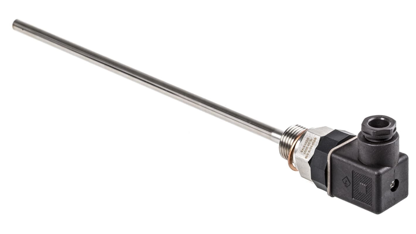 Sensore RTD PT100 Jumo 902044/20-380-1003-1-8-250-104-26/000, misurazione temperatura -50°C/+270°C, lunghezza sonda 250mm, acciaio inossidabile, IP65.