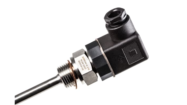 Sensore RTD PT100 Jumo 902044/20-380-1003-1-8-250-104-26/000, misurazione temperatura -50°C/+270°C, lunghezza sonda 250mm, acciaio inossidabile, IP65.