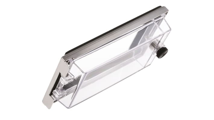 Coperchio Omron Y92A49N per macchine di lavorazione alimenti, IP66, compatibile con controllori DIN 48x48mm, 48x96mm e 96x96mm.