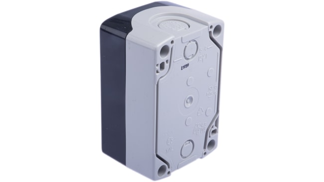 Schneider Electric XALD222, pulsantiera IP66/IP67/IP69K, 2-3 pulsanti, 10A, 600V, dimensioni 74x68x62mm, materiale policarbonato.