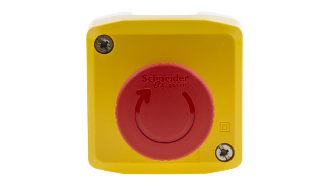 Pulsante di arresto di emergenza Schneider Electric XALK178F - Serie Harmony XALK, montaggio superficiale, IP65/IP69K, forza 44N, materiale PC. Ideale per ambienti industriali critici.