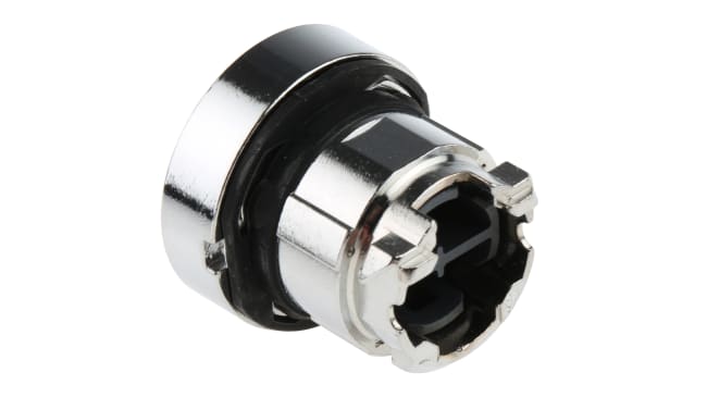 Testina Pulsante Instabile ZB4BA5 Harmony XB4 - Giallo, IP66, Metallo - Schneider Electric