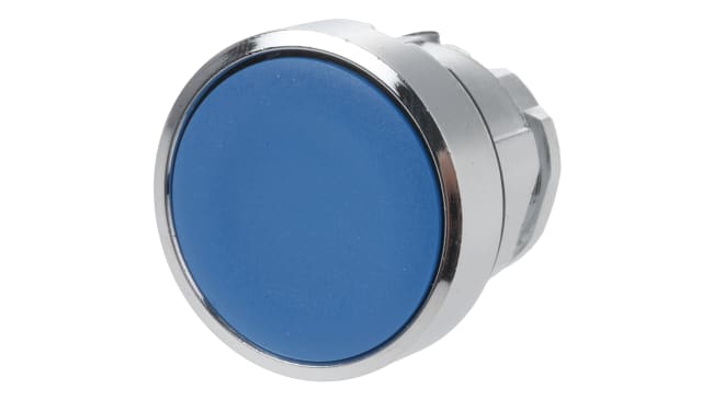 Testa Pulsante Schneider Electric Harmony XB4 ZB4BA6, Metallo, IP66, Azionamento Momentaneo. Ideale per pannelli di controllo industriali.