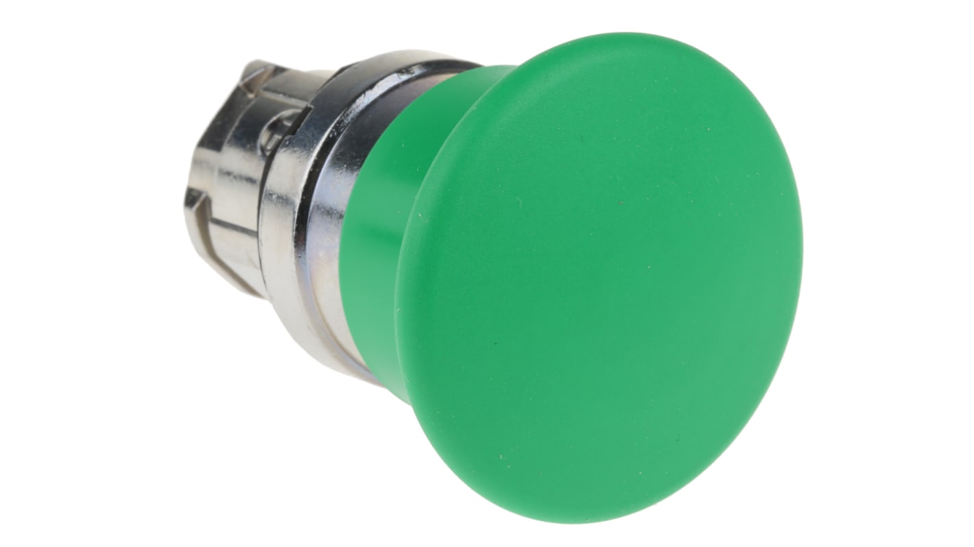 Testa Pulsante Verde 22mm Harmony XB4 - ZB4BC3 Schneider Electric - IP66, Durata 5M Cicli - Gru, Pannelli di Controllo, Industria, Porte Automatizzate