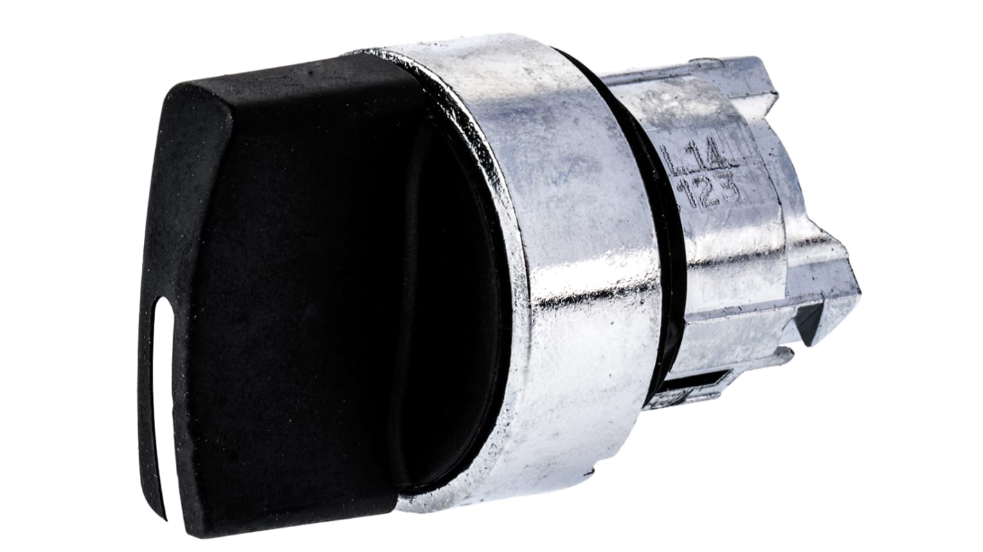 Testa selettore Harmony XB4 ZB4BD4, 2 posizioni, Ø 22mm, IP66/IP67/IP69, per automazione e controllo.