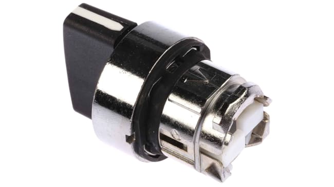 Testa selettore Harmony XB4 ZB4BD5 Schneider Electric, 3 posizioni, Ø 22mm, Nero - Resistente, certificata IP69K - Ideale per impianti industriali.