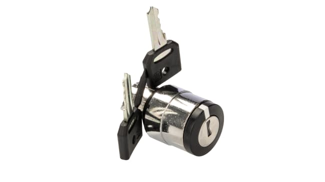 Testa selettore Schneider Electric ZB4BG2, serie Harmony XB4, 2 posizioni, diametro foro 22 mm, protezione IP66/IP67/IP69K.