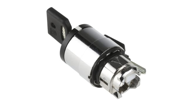 Testa Selettore Schneider Electric ZB4BG7, 3 posizioni, protezione IP66/IP67, per industria e automazione.