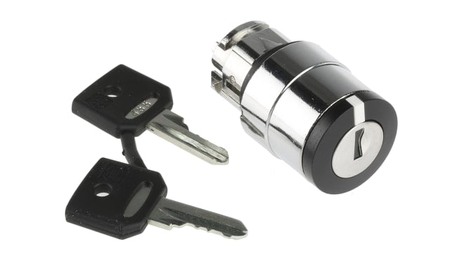 Testa Selettore Schneider Electric ZB4BG7, 3 posizioni, protezione IP66/IP67, per industria e automazione.