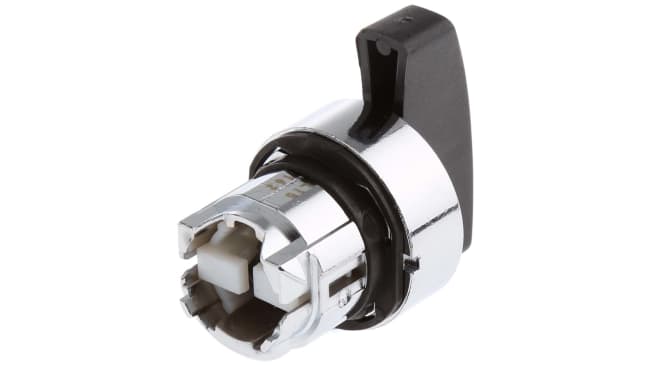 Testa selettori Harmony XB4, 3 posizioni, Ø 22mm, impugnatura lunga nera - Schneider Electric ZB4BJ3. Perfetta per applicazioni industriali!