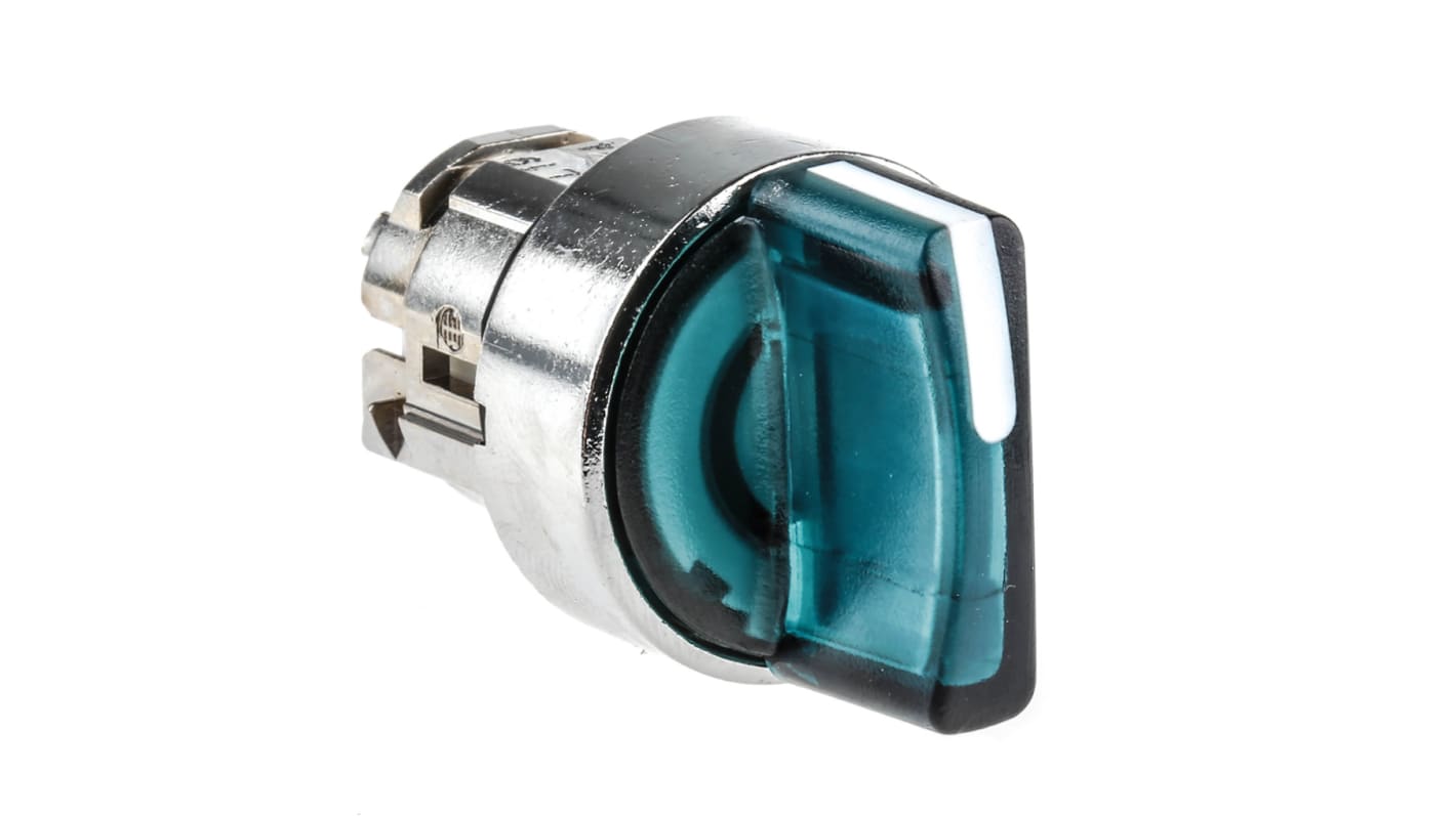 Testa selettore Harmony XB4 ZB4BK1333, 3 posizioni, Ø 22mm, per applicazioni industriali. Resistente e conforme a standard IP67. Schneider Electric.