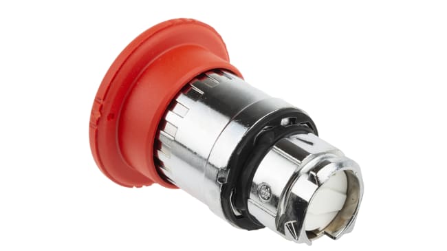 Pulsante di arresto di emergenza Schneider Electric ZB4BS844 Harmony XB4, Montaggio a pannello, Ø 22mm, IP66/IP69K. Ideale per macchinari e pannelli di controllo.