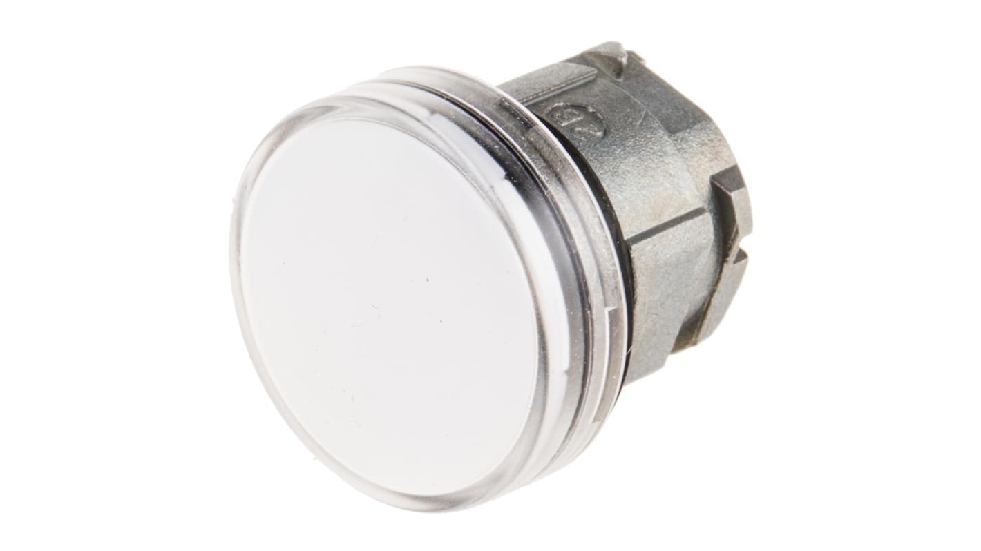 Interruttore a pulsante Schneider Electric ZB4BV013, montaggio a pannello, bianco, IP69K - Serie Harmony XB4