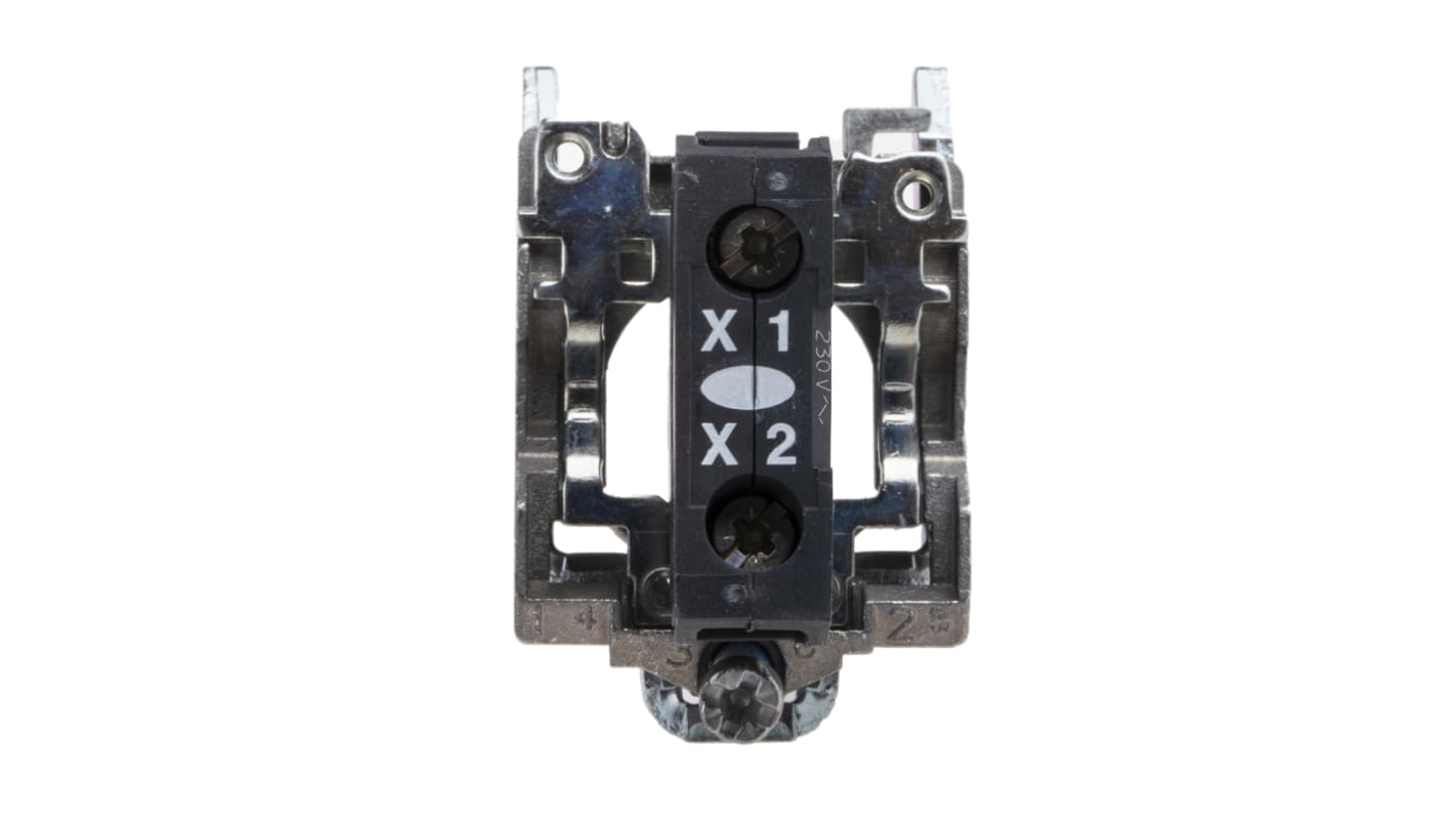 Schneider Electric ZB4BVM1 Blocco luminoso LED bianco 230-240V per interruttori industriali. Resistente, compatto e ecologico, ideale per macchinari e tecnologia medica.