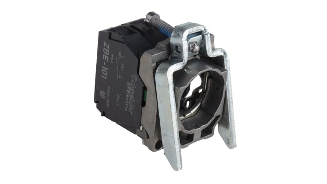 Blocco contatti luminoso Schneider Electric ZB4BW061 SPST 250V Harmony XB4 viti - Ideale per pulsanti luminosi. Conforme UL, CSA, CE.