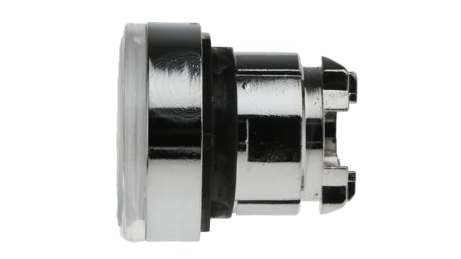 Testa Pulsante Ritorno a Molla Harmony XB4 Bianco - Schneider Electric ZB4BW313. Diametro foro 22mm, IP66/67/69K, morsetto a vite. Ideale per ambienti estremi.