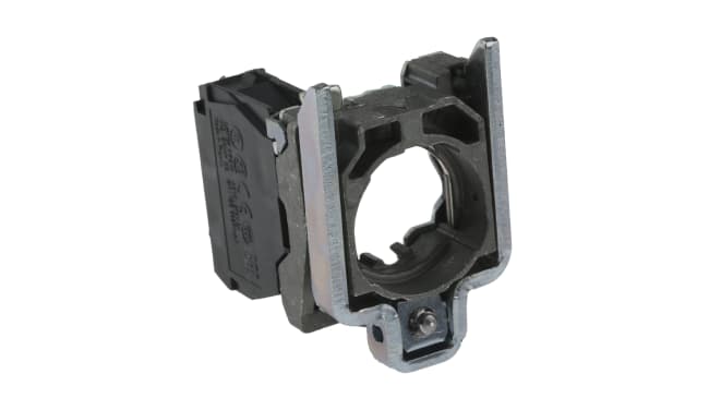 Blocco contatti Schneider Electric ZB4BZ102 SPST 600V con terminali a vite per automazione e quadri elettrici. Compatibile con Harmony XB4.