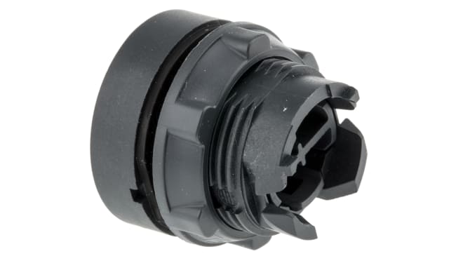 Testa del pulsante verde Schneider Electric, non illuminata, foro 22mm - Harmony XB5 ZB5AA3. Resistente, ritorno a molla, IP66-69. Ideale per sistemi di controllo e gru industriali.