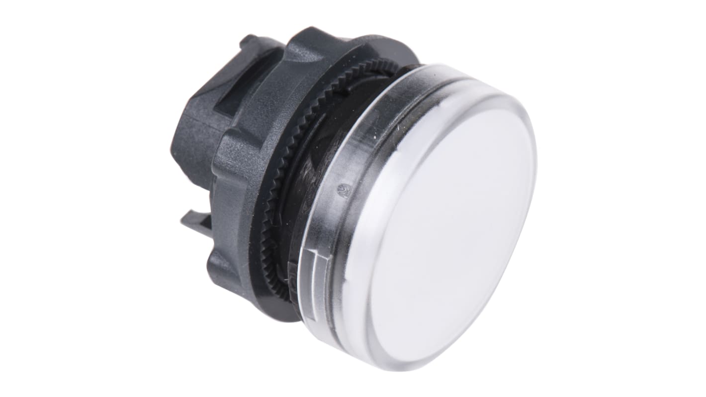 Schneider Electric ZB5AV013 Testa lampada spia XB5 Bianco IP66/IP67 Montaggio a pannello - Serie Harmony XB5