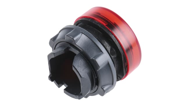 Testa per lampade spia Schneider Electric ZB5AV043, Rosso, 22mm, IP66/67, Montaggio a pannello. Adatto per ambienti luminosi.