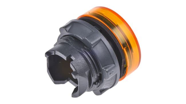 Schneider Electric - ZB5AV053 Spia luminosa Harmony XB5 arancione, IP69K, Montaggio a pannello. Ideale per impianti di produzione e HVAC.