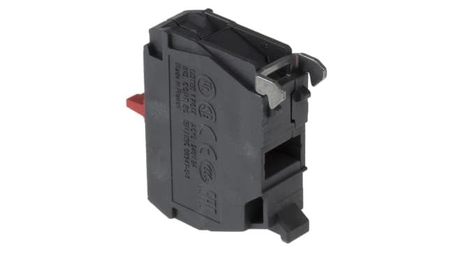 Schneider Electric ZENL1121 Blocco contatti 1NC 600V con terminali a vite per pulsantiere Harmony. Ideale per controllo elettrico.