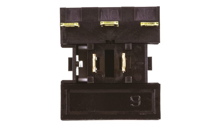 Blocco contatti Omron A161, 1CO, terminali a saldare, IP65, per tensione 230 V c.a., diametro 16 mm, assemblaggio modulare.
