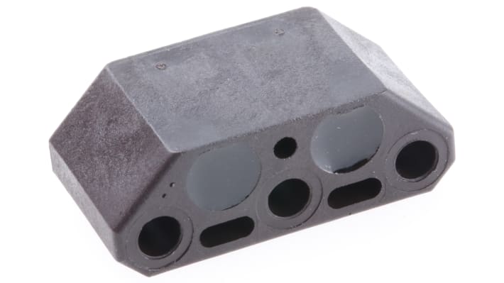 Magnete per trasduttore microimpulsi BALLUFF BTL5-P-3800-2, compatibile con trasduttori lineari, lunghezze corsa 100-1500 mm, uscita 0-10 V o 4-20 mA. Fissaggio a morsetto e connettore M16 a quattro pin.