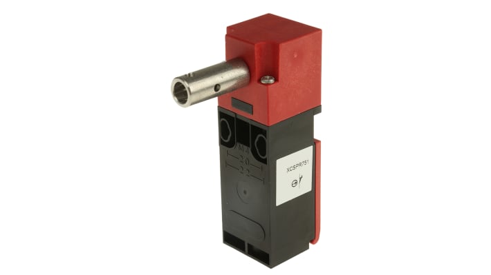 Interruttore di sicurezza a cerniera Telemecanique Sensors XCSPR751, 2 contatti NC, angolo di scatto 5°, per macchine leggere.