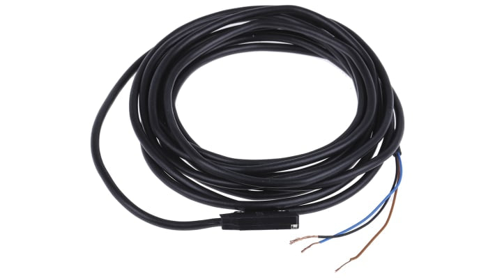 Sensore fotoelettrico Panasonic EX-14A-PN a retroriflessione, rilevamento 2-25 mm, uscita PNP, IP67, dimensioni 19 x 10 x 3,5 mm.