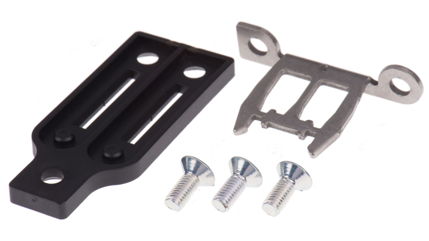 Attuatore Schmersal AZM 161-B1E in acciaio inox per interruttore di sicurezza, con morsetti a vite e 6 contatti. Corsa 5,5 mm.