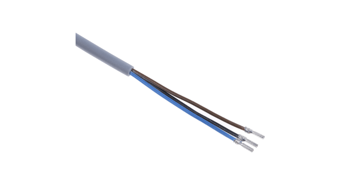 Sensore di prossimità PNP Turck BI5U-Q08-AP6X2, induttivo, 5 mm, IP67, montaggio a filo, dimensioni 32 x 20 x 8 mm.