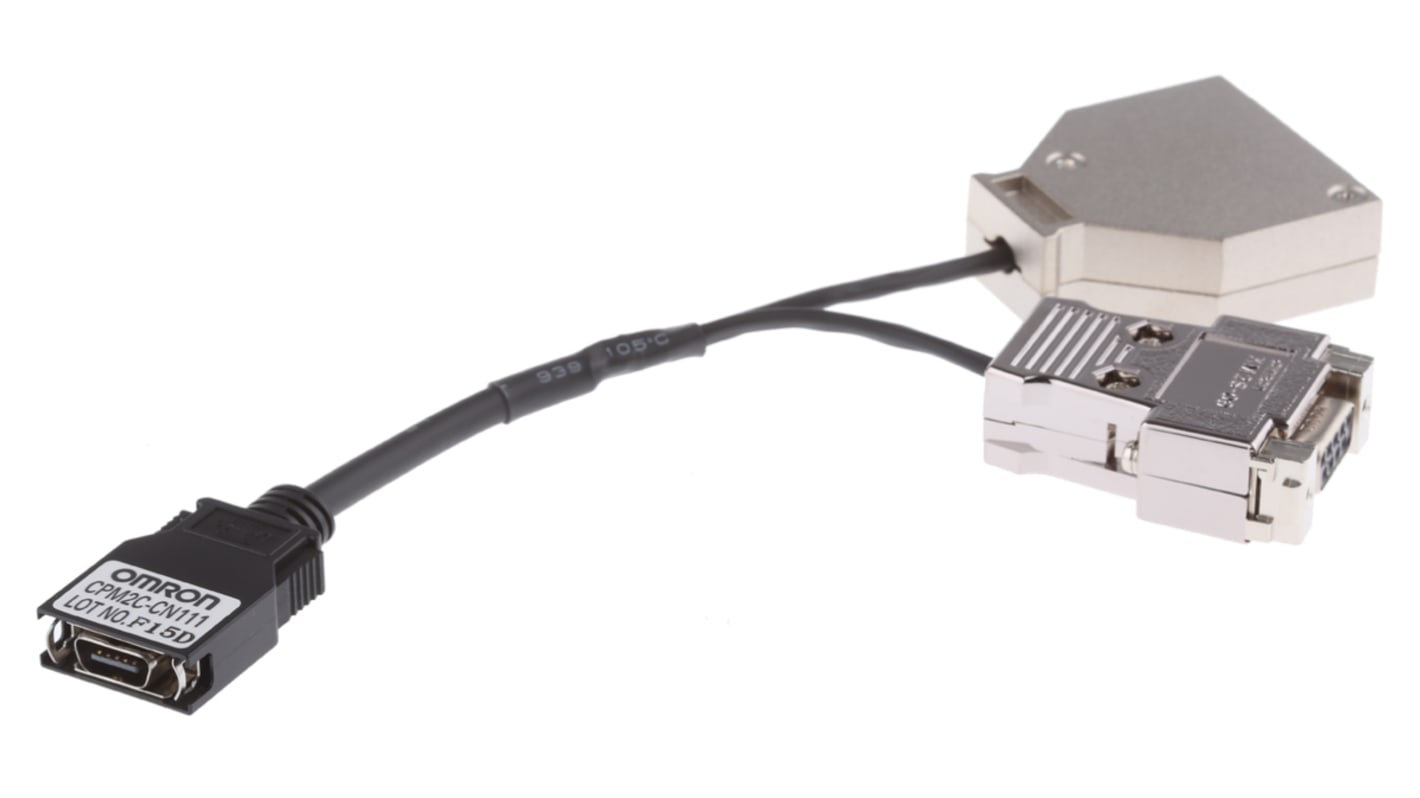 Cavo PLC Omron CPM2C-CN111 per programmazione e collegamento moduli della Serie CPM. Accessorio per automazione industriale.