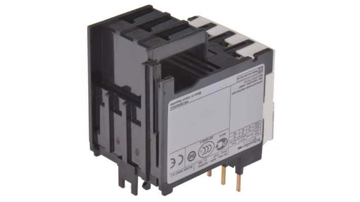 Relè di sovraccarico termico Schneider Electric LR2K0321, 1 NO + 1 NC, montaggio diretto, dimensioni 45x116x65 mm.