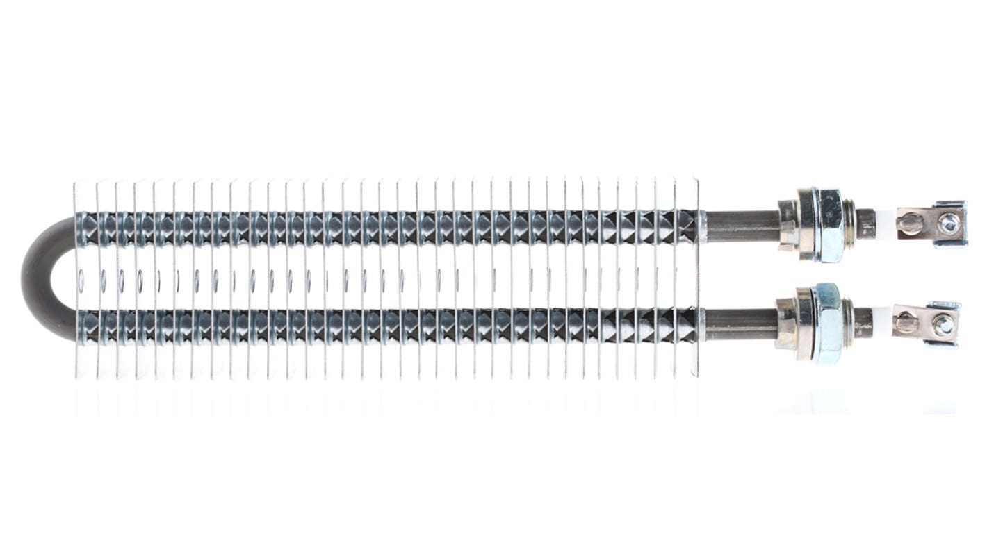 Riscaldatore tubolare alettato Acim Jouanin RA 2652 200, 200 W, 230 V, per riscaldamento aria fino a +200°C.