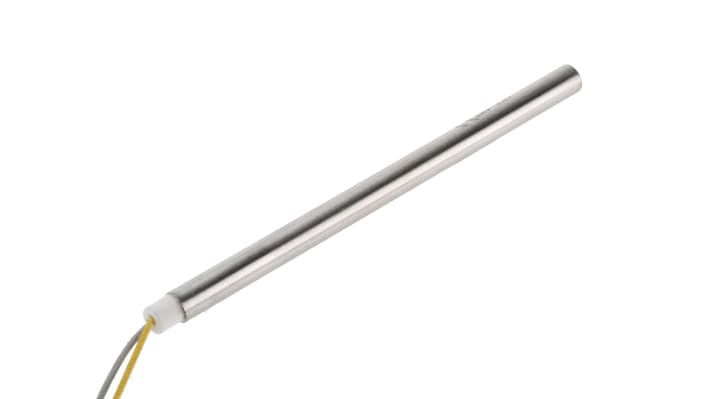 Riscaldatore a cartuccia Acim Jouanin H8X130X200, potenza 200 W, 230 V, lunghezza 130 mm, diametro 8 mm, corpo in acciaio inox.