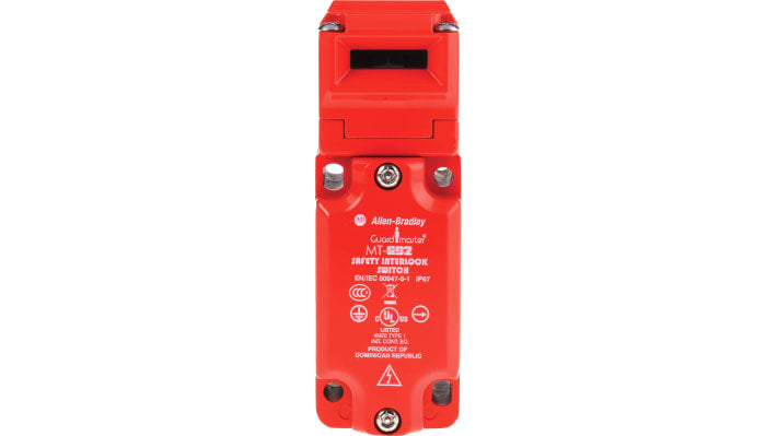 Interruttore di interblocco di sicurezza Allen Bradley Guardmaster 440K-MT55001, 2NC/1NA, grado di protezione IP67, dimensioni 40.7mm x 40mm x 116.5mm.