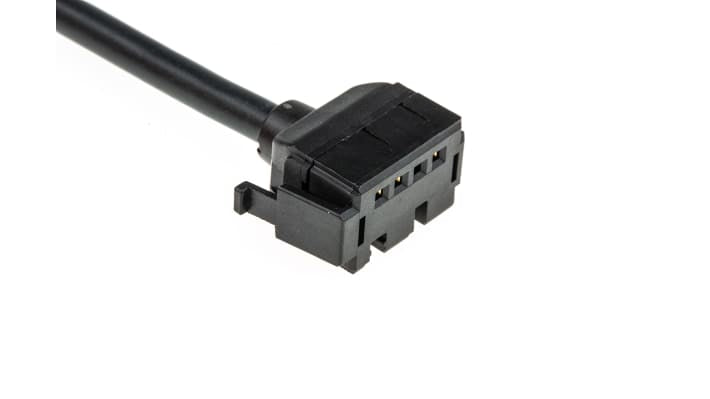 Connettore Omron E3XCN11OMS per Serie E3X-DA-S e MDA, grado di protezione IP50, dimensioni 10 x 67,3 x 31,6 mm.