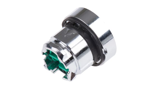 Testa Pulsante Verde Harmony XB4 Schneider Electric ZB4BH03, IP67/IP69K, Ø22mm - Ideale per automazione industriale.