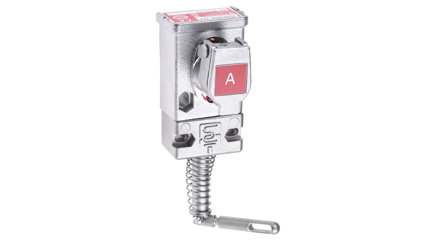 Interruttore di interblocco di sicurezza a chiave Allen Bradley Guardmaster 440T-MSALE100A, acciaio inox, dimensioni 48x151x34 mm, grado di protezione IP20.