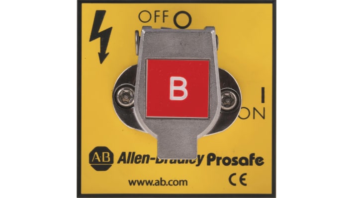 Interruttore di interblocco di sicurezza Allen Bradley Guardmaster 440T-MRPSE100B, montaggio a pannello, grado di protezione IP20, corrente massima 20A.