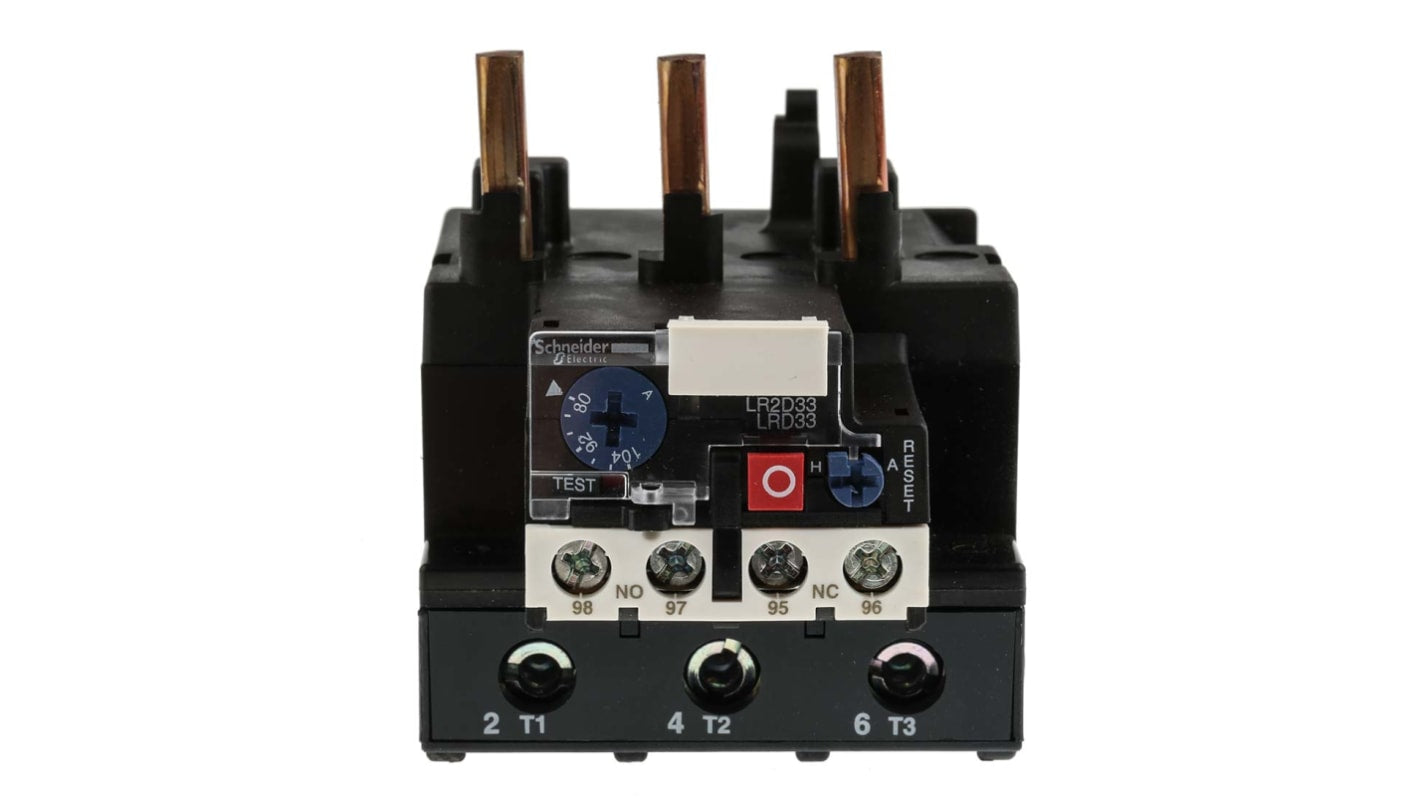 Relè di sovraccarico termico Schneider Electric LRD3365, 3P, FLC 80-104 A, Serie TeSys - Protezione motori industriale.