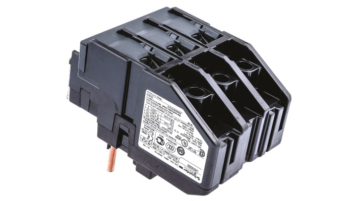 Relè di sovraccarico termico tripolare Schneider Electric LRD3355, FLC 30-40 A, contatti 1 NO + 1 NC, regolabile. Ideale per proteggere circuiti c.a. contro sovraccarichi e guasti di fase.