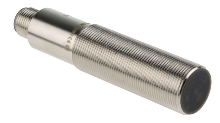 Sensore di prossimità cilindrico PNP BALLUFF BES 516-326-S4-C, M18 x 1, rilevamento 5 mm, IP67, installazione a incasso.