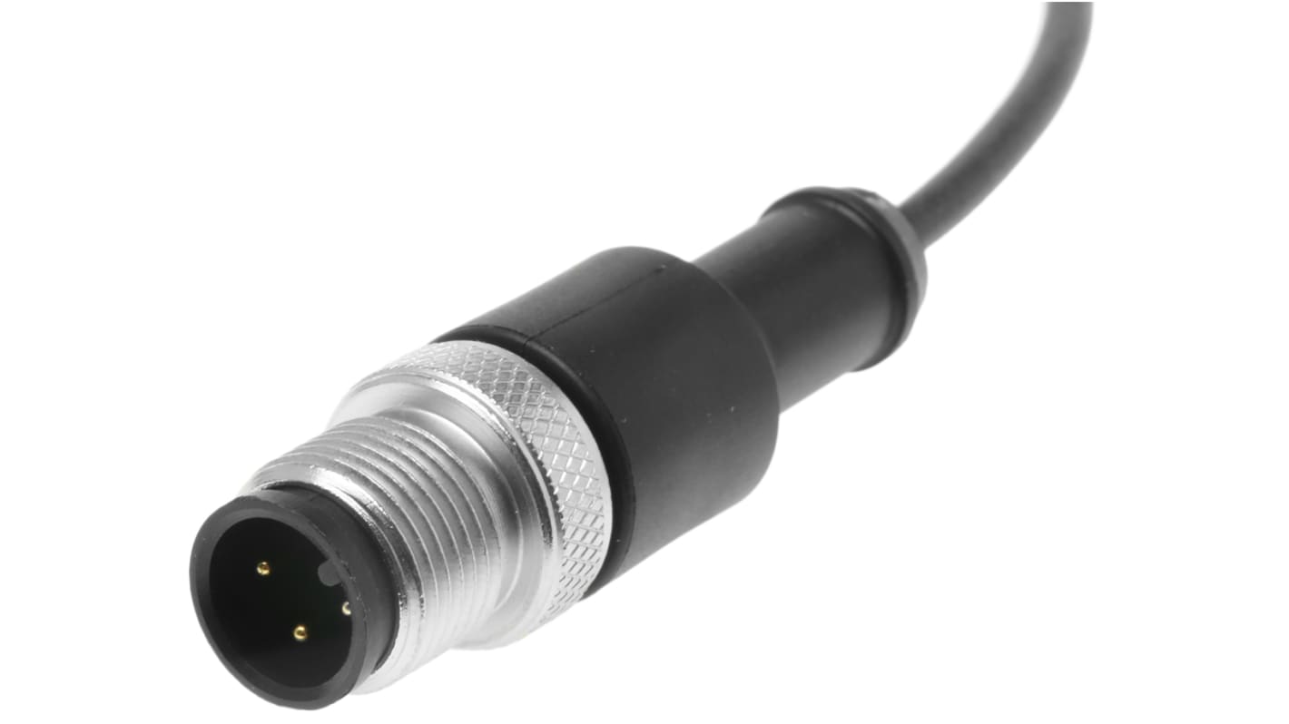 Sensore Hall PNP BALLUFF BMF 305K-PS-C-2-S4-00, alimentazione 10-30 V c.c., IP67, dimensioni 33,5 x 10,5 x 6,5 mm.