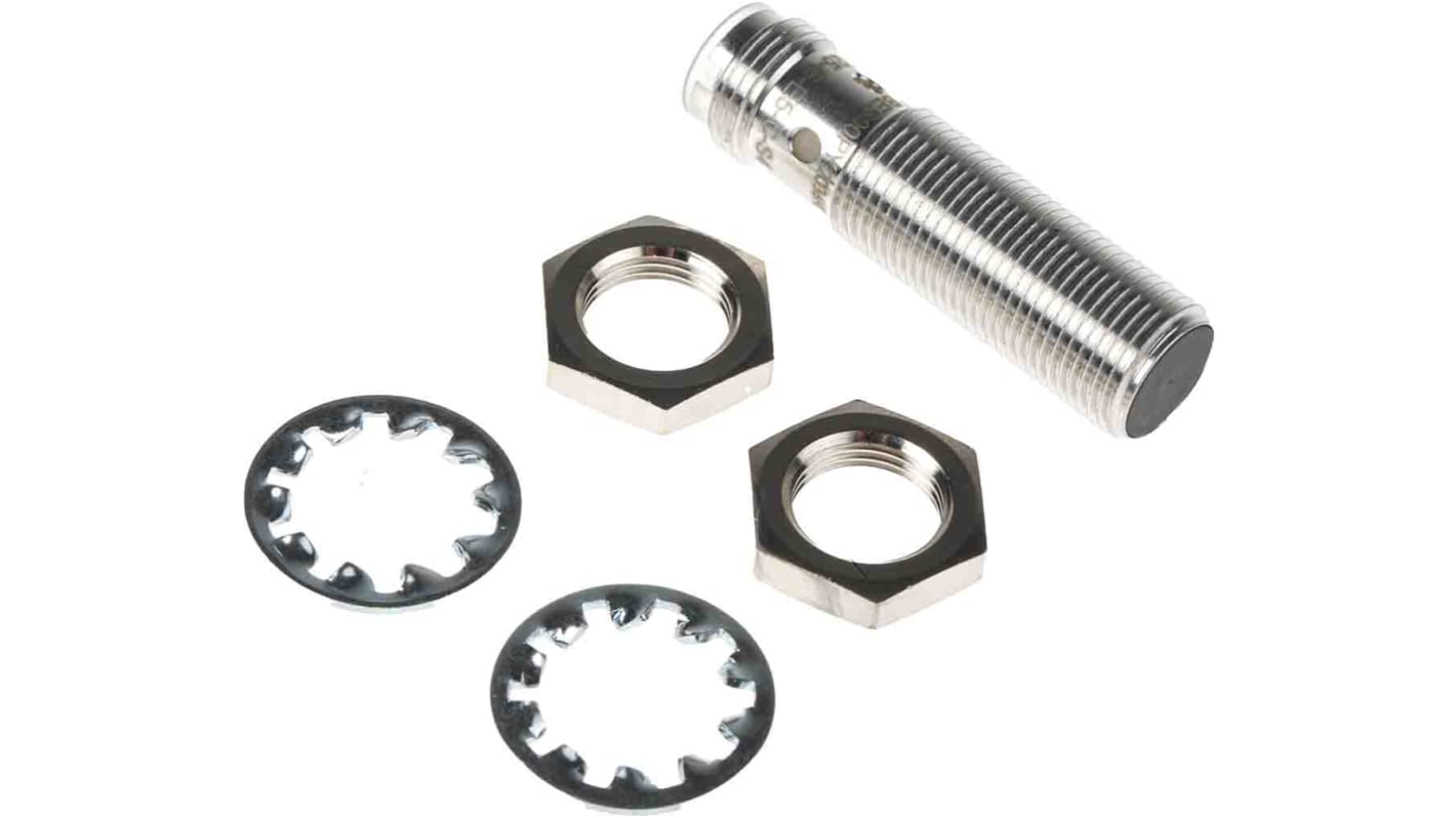 Sensore di prossimità cilindrico PNP BALLUFF BES516-325-G-E5-C-S4, montaggio a filo, rilevamento 4 mm, IP67, alimentazione 10-30 V c.c.